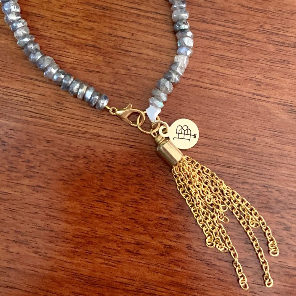 Bracelet w/gold tassel NWOT